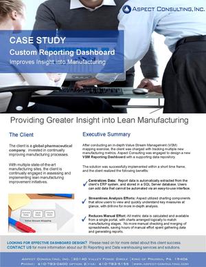 Case Study_VSM Dashboard 3 Case Study_VSM Dashboard 3